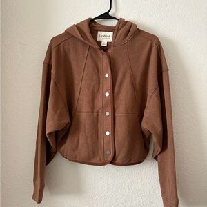 UpWest Women's Brown Hooded Jacket